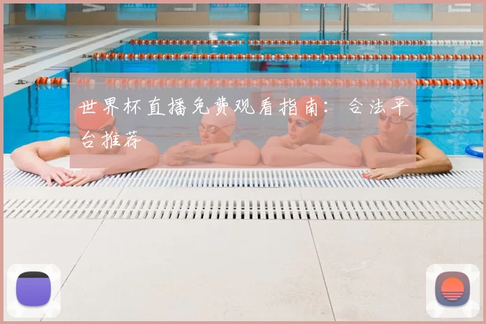 世界杯直播免费观看指南:合法平台推荐