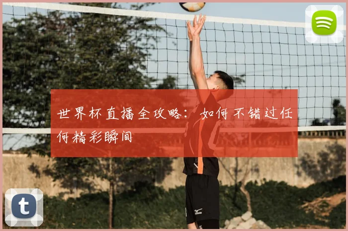 世界杯直播全攻略：如何不错过任何精彩瞬间